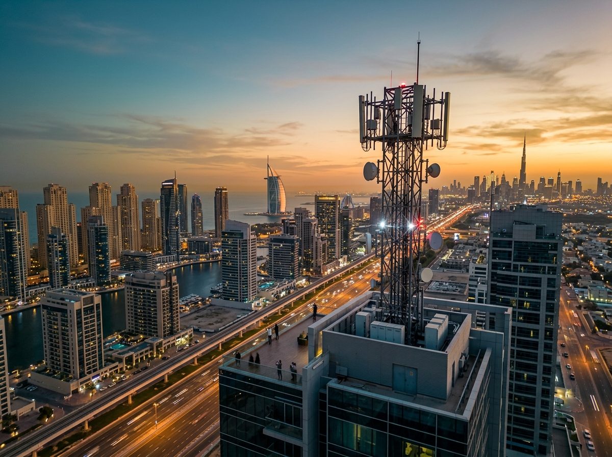 Mobile coverage across Gulf cities